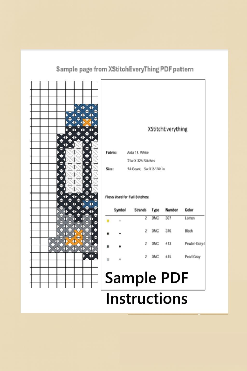 Realistic Bus Cross Stitch Pattern: Transportation Theme (PDF Pattern ...