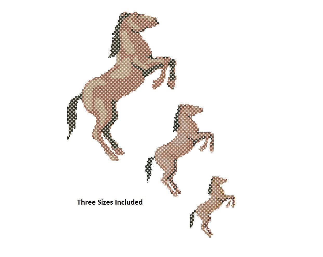 Cross stitch pattern Horse Cross Stitch Pattern Counted Etsy