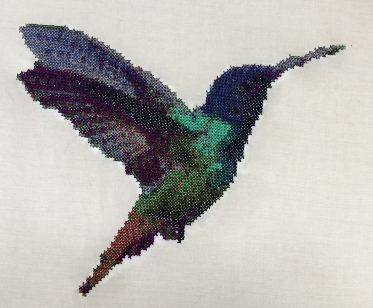 Hummingbird Cross Stitch Pattern Cross Stitch Patterns | Etsy