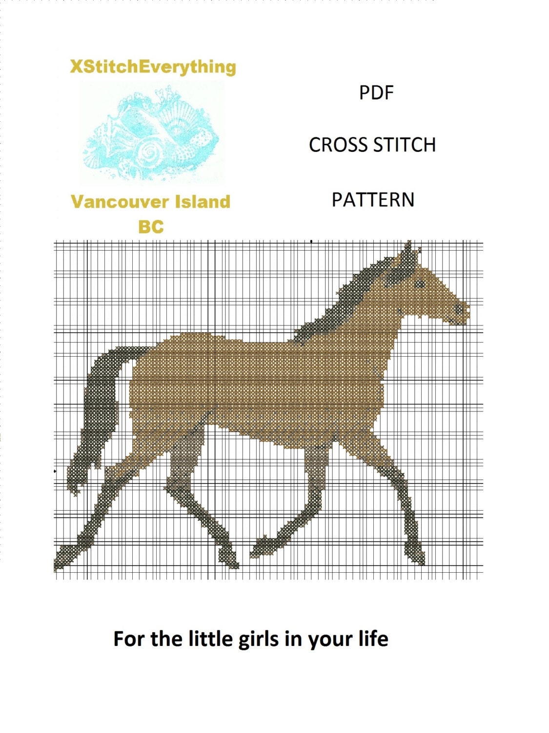 Horse Cross Stitch Pattern Horse Cross Stitch Patterns Etsy UK