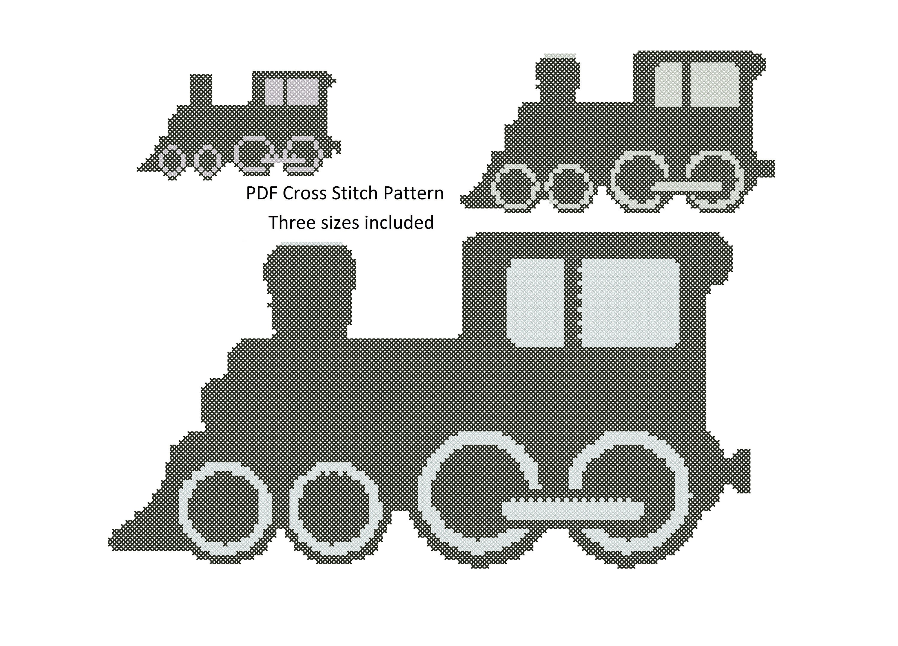 Train Cross Stitch Pattern Cross Stitch Patterns Counted - Etsy Canada