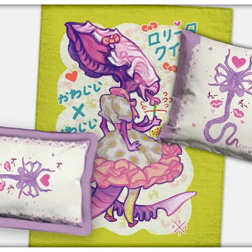 throw pillow, body pillow, pens pillow Mew and Mewtwo Pillow Cover