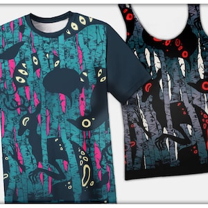 Forest Creatures Shirts (unisex t-shirts, fitted tees, racerback tank tops)