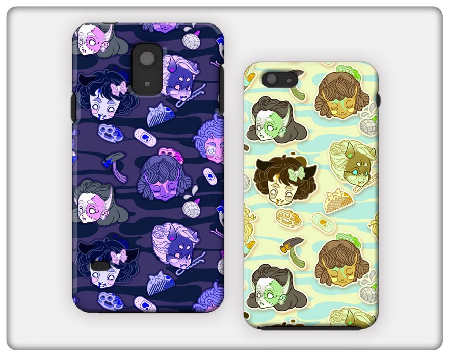 Monster Girl Gang Phone Case Iphone Samsung Galaxy By Shy Etsy Monster Girl Gang Phone Case Iphone Samsung Galaxy By Shy Etsy