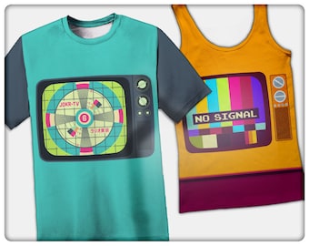 Signal Lost Series Shirts (unisex t-shirts, fitted tees, racerback tank tops), by Bluehalo