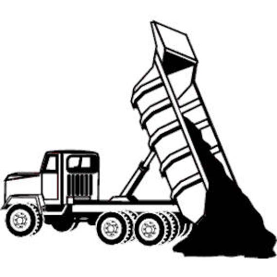 Download Lifted Dump Truck SVG | Etsy