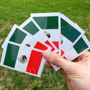 8 Large Mexico Flag Tattoos: Mexican World Cup Party Favors