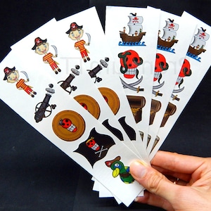 Premium Pirate Temporary Tattoos, Party Favors