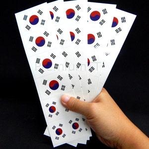 40 Tattoos: South Korea Flag Korean Party Favors - Etsy