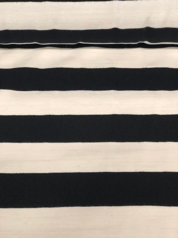 black and white jersey fabric