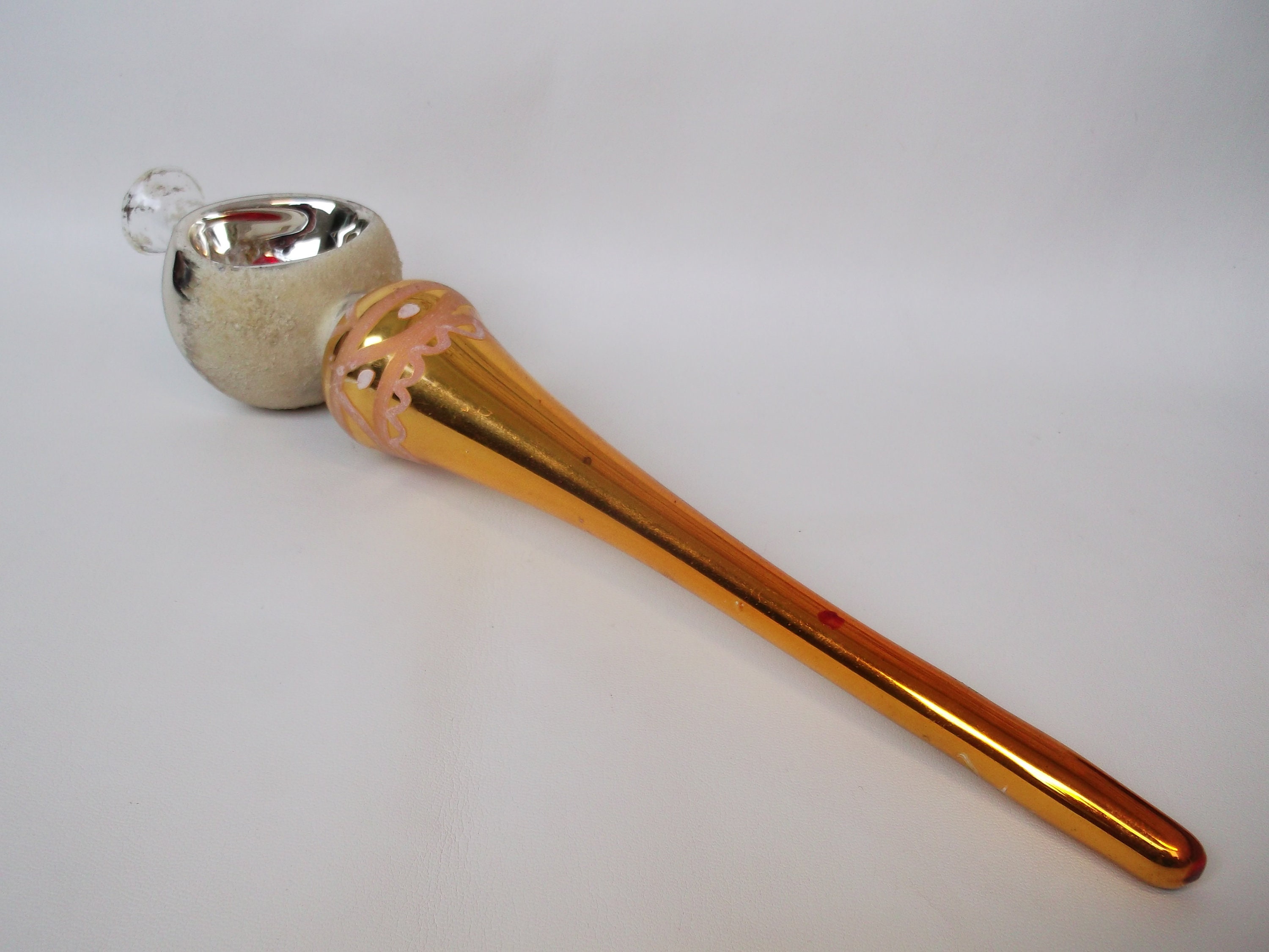 Adorable Chic Xmas Spire. Vintage Christmas Tree Glass Etsy