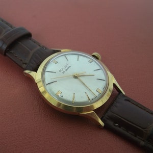 Poljot .soviet Vintage Watch .unisex .AU 20 Gold Plated 1960-70's - Etsy