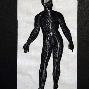 ANATOMICAL FIGURE Screenprint patch