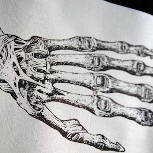 HAND SKELETON Screenprint patch