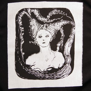 DER SEHER Siebdruck Baumwolle Aufnäher