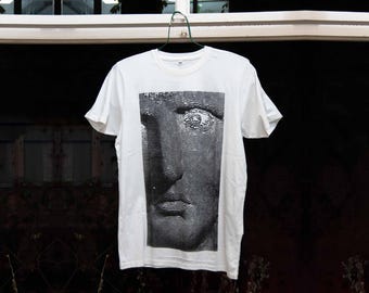 Augustus zeefdruk biologisch unisex T-shirt