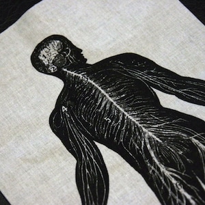ANATOMICAL FIGURE Screenprint patch