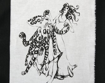 OCTOPUS DANCE zeefdruk patch