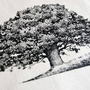 Screenprinted OAK TREE Patch image 2