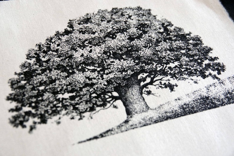 Screenprinted OAK TREE Patch image 2