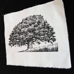 Screenprinted OAK TREE Patch image 3