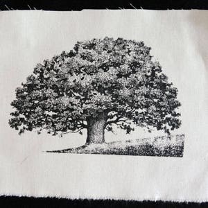 Screenprinted OAK TREE Patch