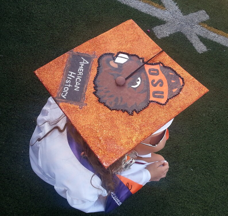 Graduation Cap College Teams College Cap And Gown Etsy