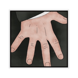 Pride and Prejudice themed image of the hand flex - sticker