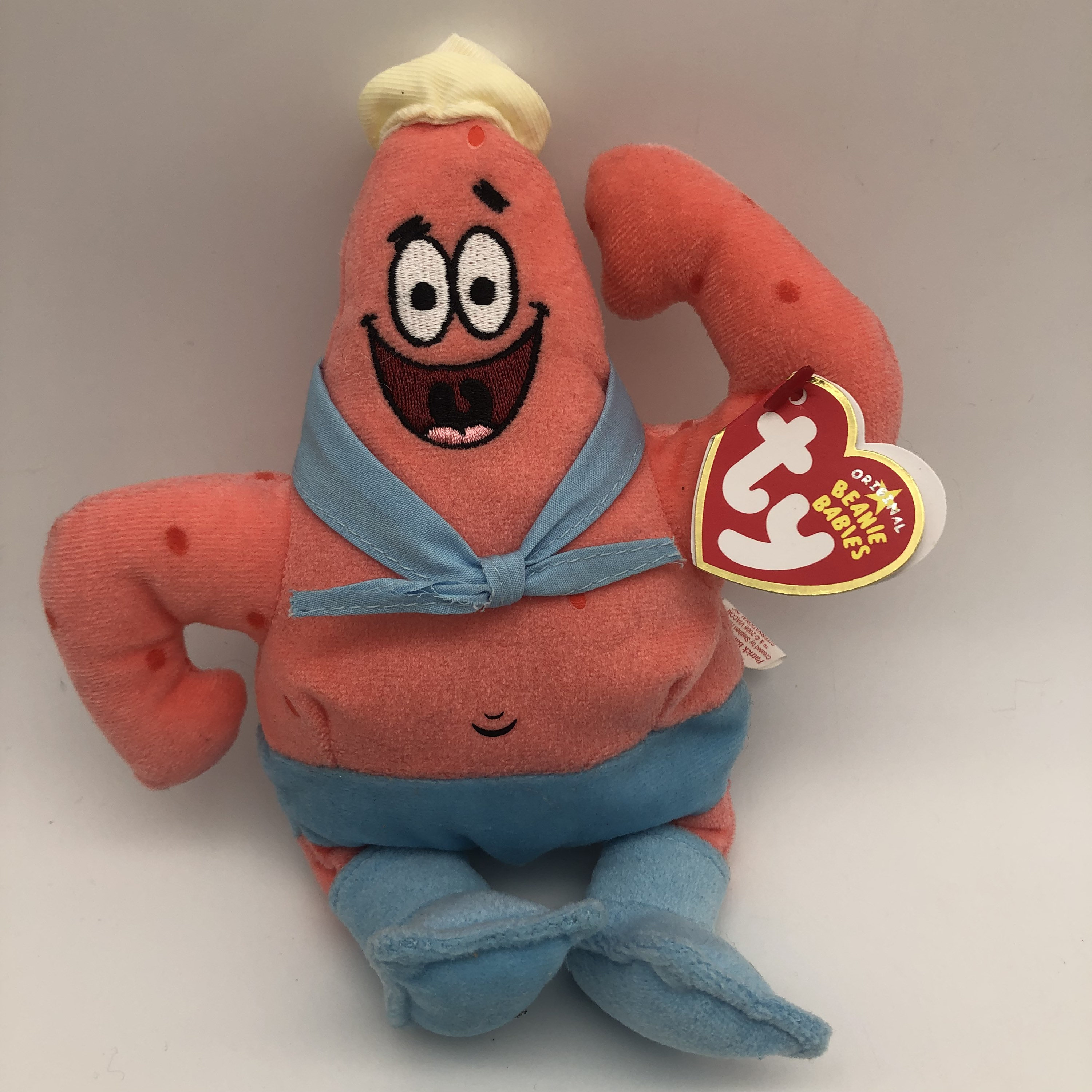 Patrick star sale beanie baby