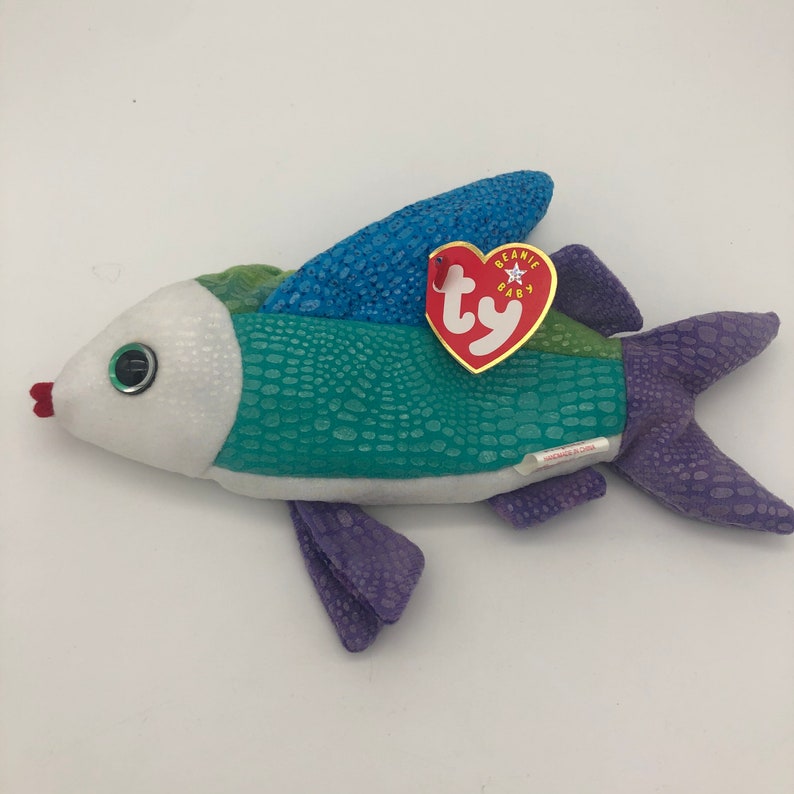 Propeller the Flying Fish Ty Beanie Babies Etsy