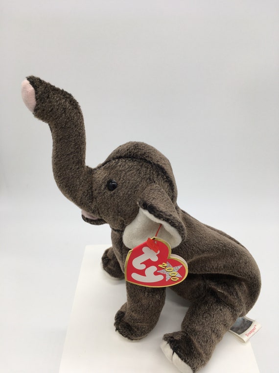 Trumpet the Elephant Ty Beanie Babies Etsy