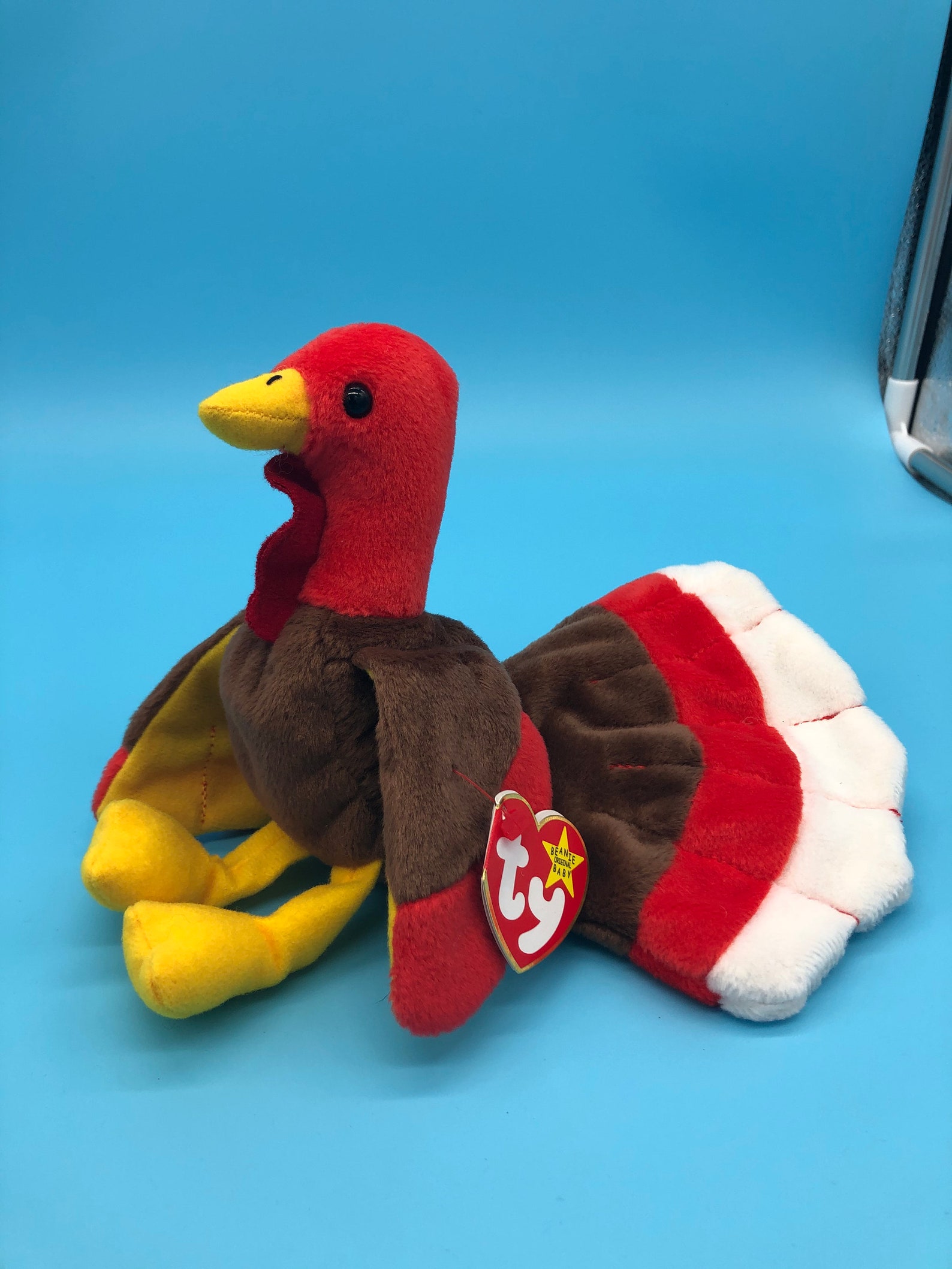 Gobbles the Turkey Ty Beanie Babies Etsy