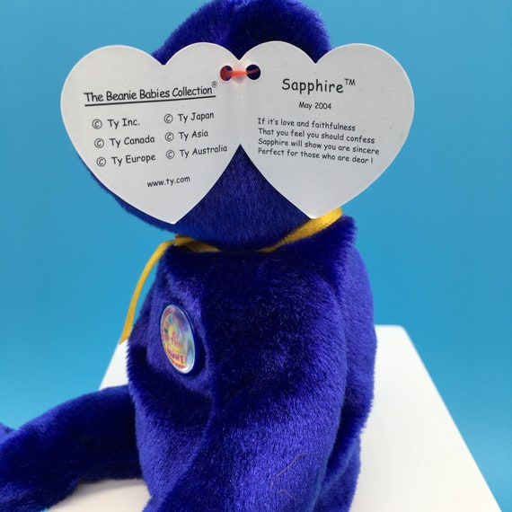 Sapphire on sale beanie baby