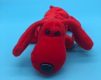 MINT with MINT TAGS TY ROVER the RED DOG BEANIE BABY 