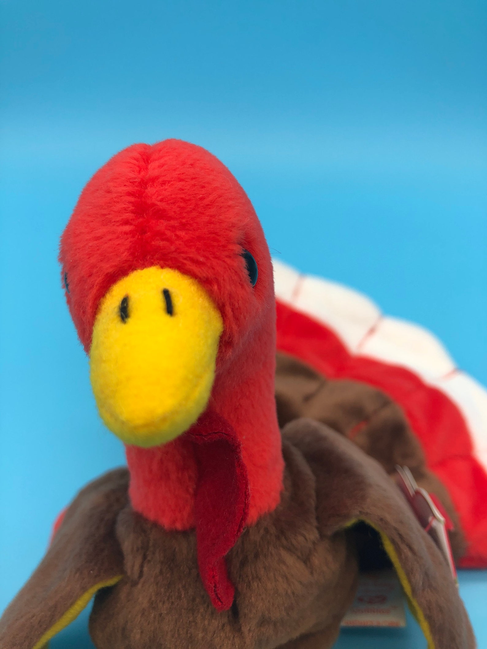 Gobbles the Turkey Ty Beanie Babies Etsy