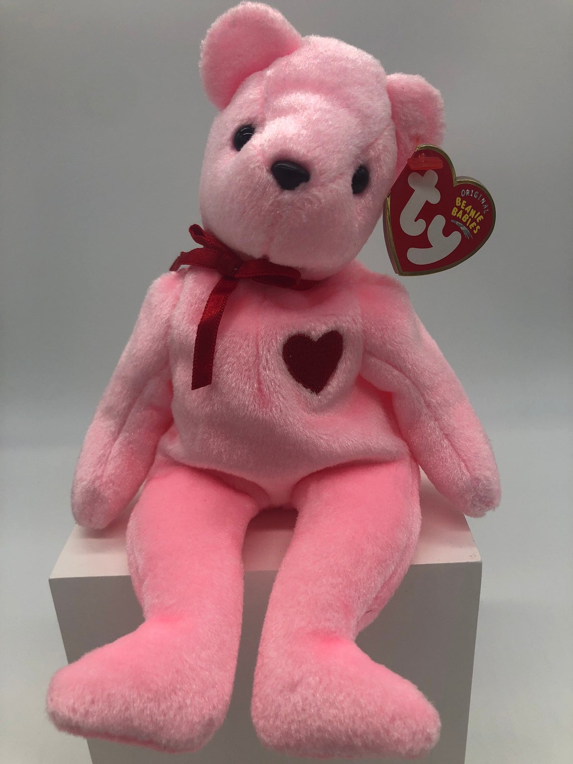 Smooch-e the Bear Ty Beanie Baby - Etsy