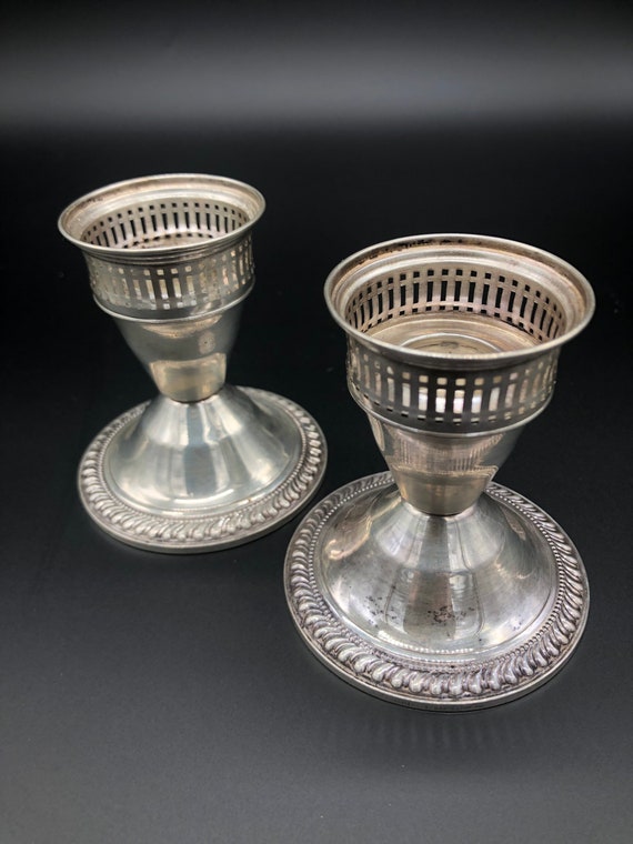 Sterling Silver Duchin Candlestick Holders/Set of 2 Etsy