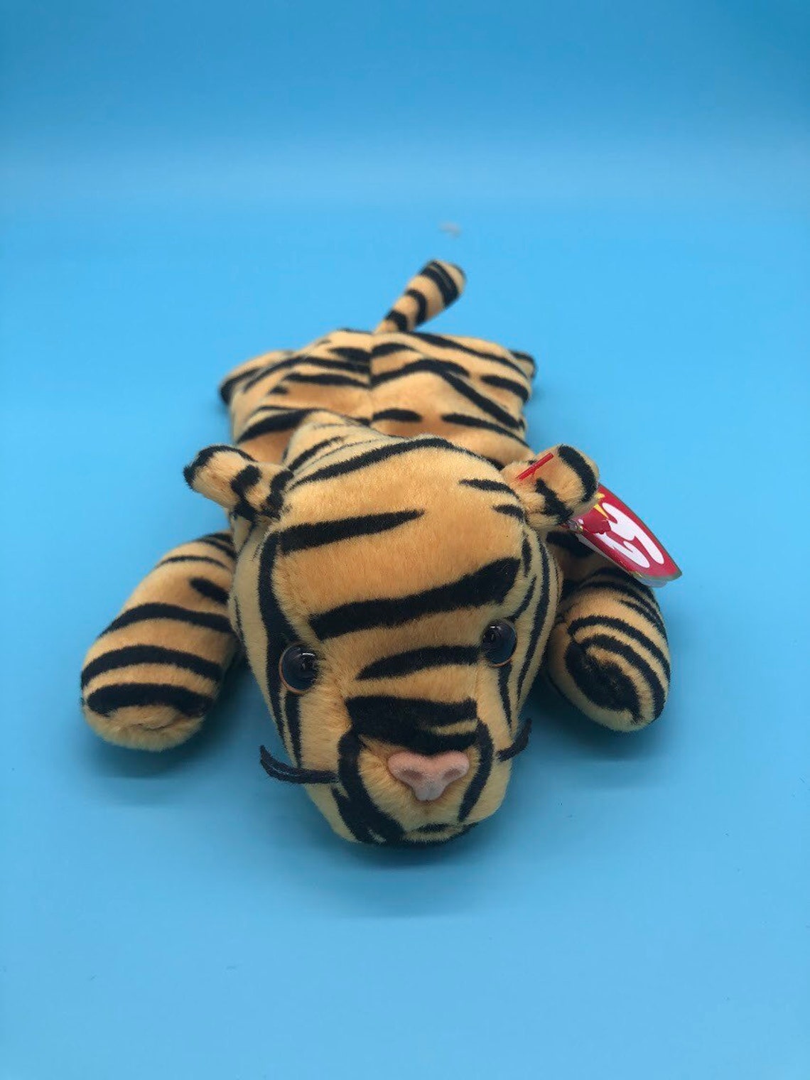 Stripes the Tiger Ty Beanie Baby Etsy UK