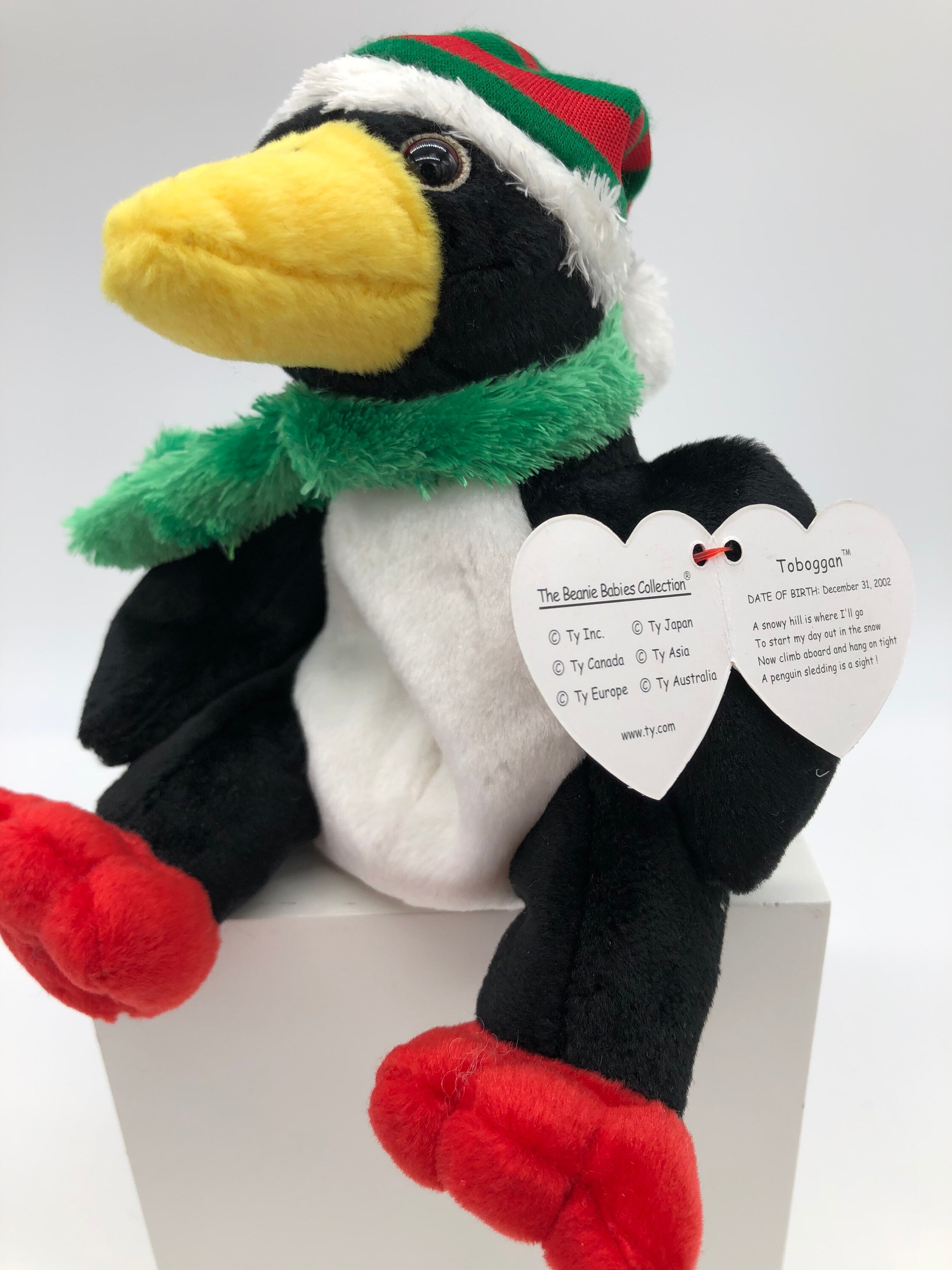 Stuffed Animals & Plushies Toys Beanie Baby TY Toboggan the Penguin