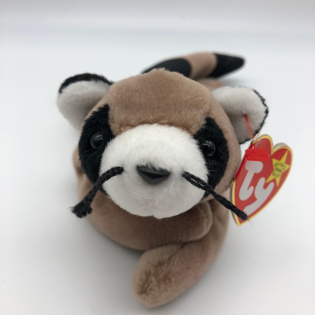 Ringo the Raccoon, Ty Beanie Baby Etsy