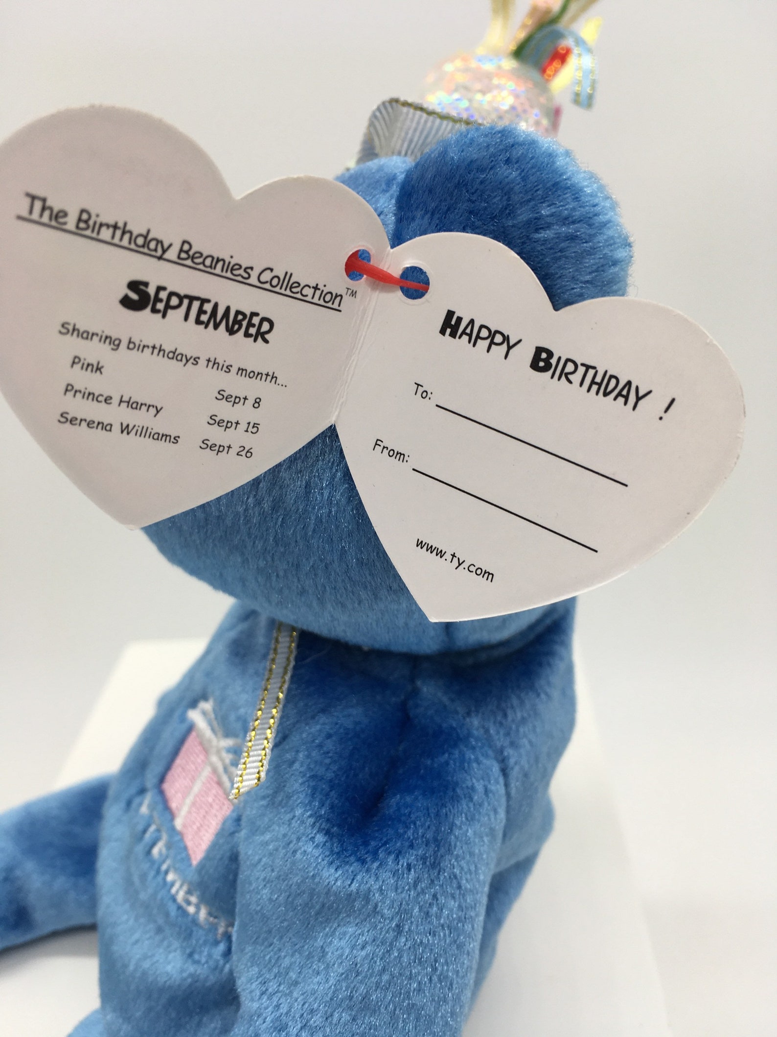 September the Birthday Bear series 2 Ty Beanie Babies Etsy