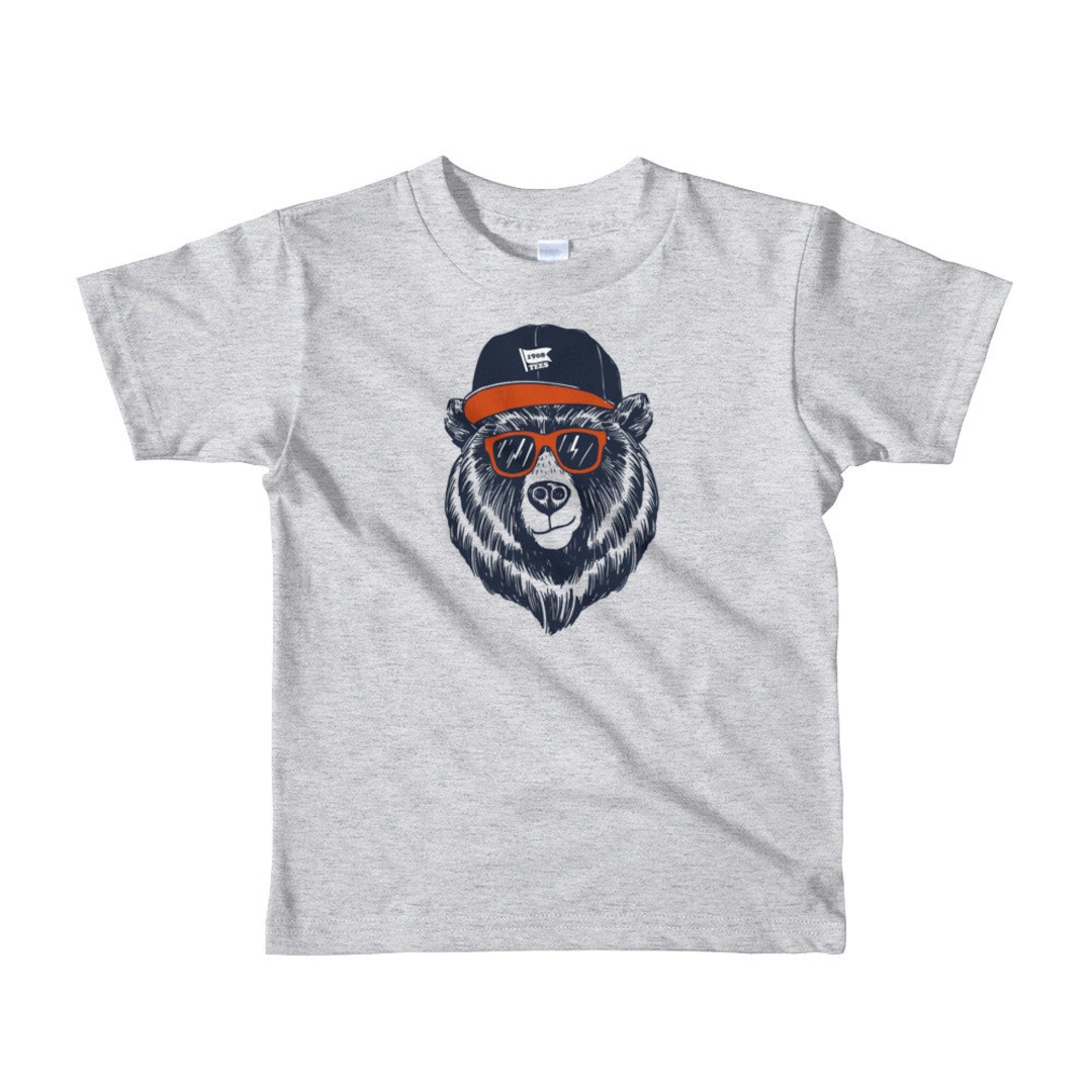 Bear Head Hat Chicago Bears Kids Etsy