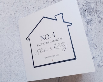 Funny Rude house warming card moving home haunted friends mate new flat boy