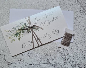 Wedding gift money wallet - gift voucher - money wallet - gift wallet - money holder - wedding day