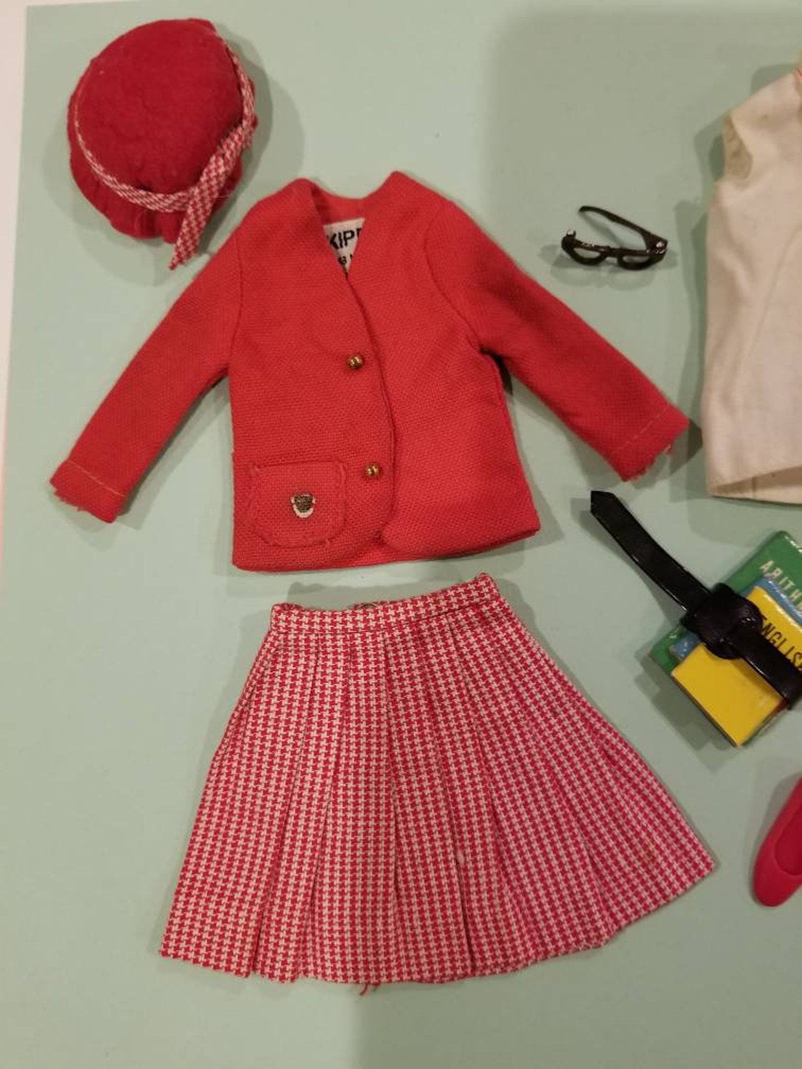 Vintage Skipper Doll Clothes Mattel 1921 School Girl Complete | Etsy