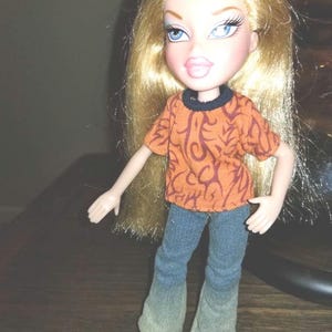 Cloe, Blond Hair, 2001 MGA Bratz, Doll, Fully Dressed, With Shoes, and Accessories, Collectible Dolls