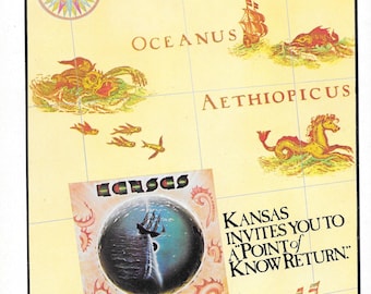 1978 Kansas wydało oryginalny album „Point Of Know Return”, reklamę drukowaną w branży muzycznej.