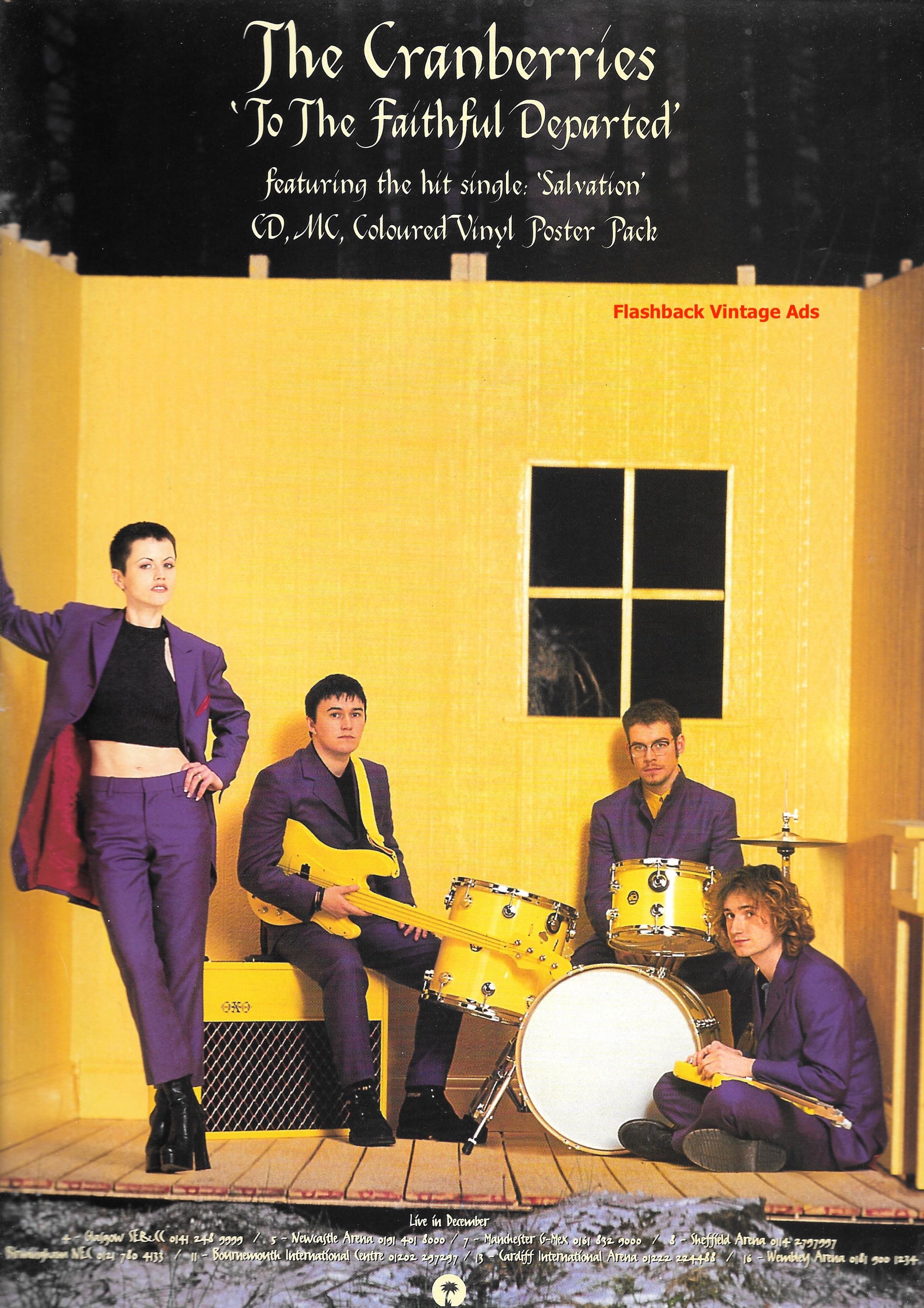 1996 the Cranberries 'to the Faithful Departed' Original Album