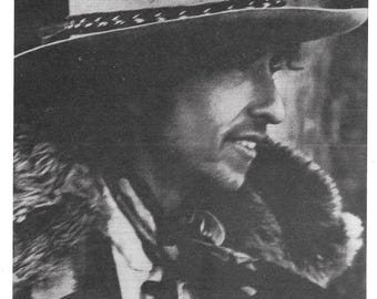 1976 Bob Dylan 'Desire/Hurricane' Record Release Original Promotional Print Advertisement