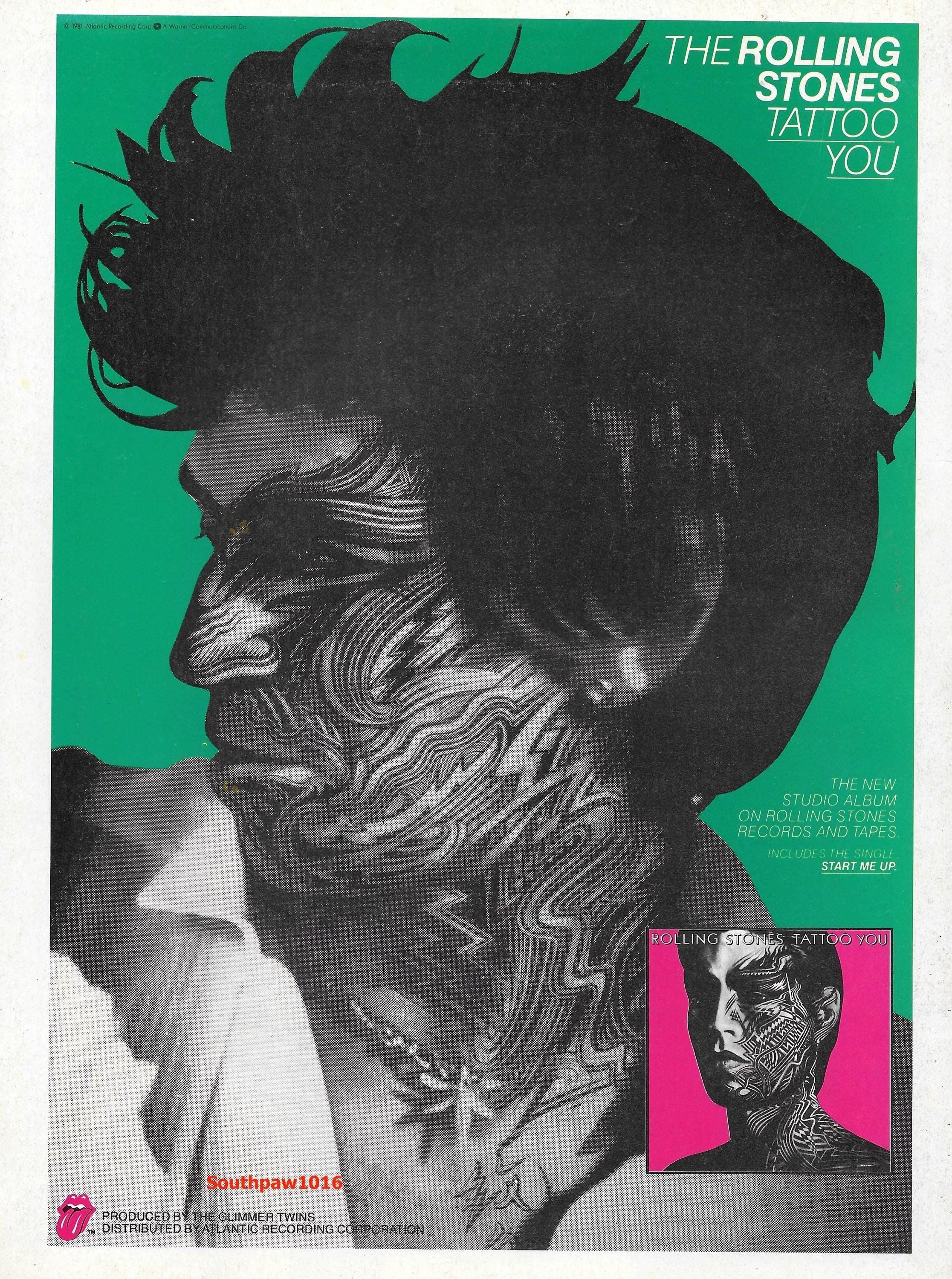 Rolling stones original poster - Etsy 日本